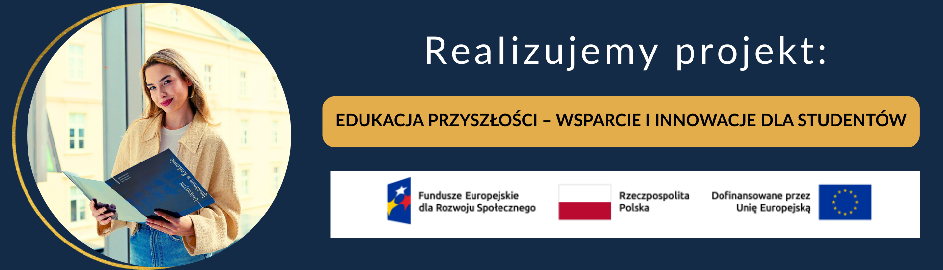 Baner z tytułem projektu