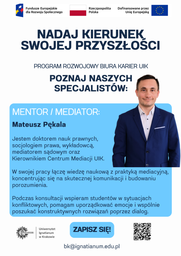 Mateusz Pękala - wizytówka mediatora