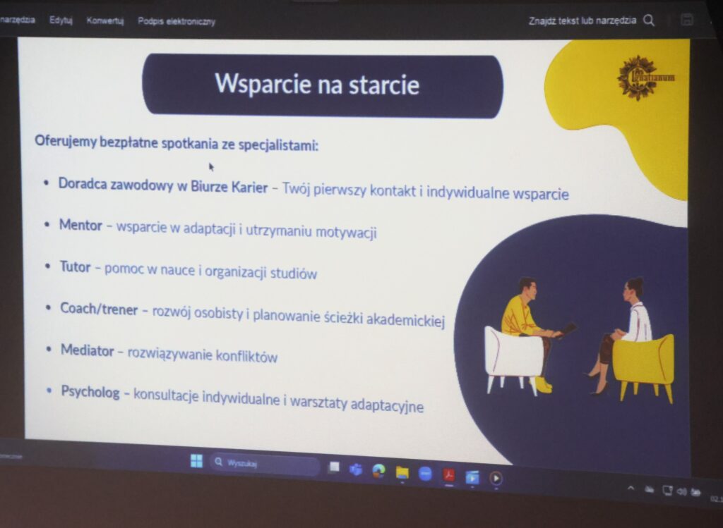 Wsparcie na starcie